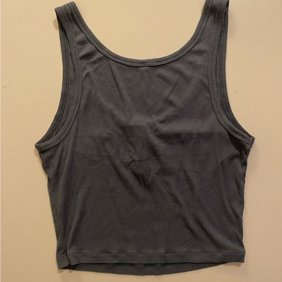 Sunday best blue scoop neck tank top - Picture 2 of 3